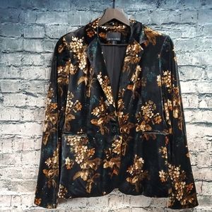 Cynthia Rowley Floral Blazer Jacket